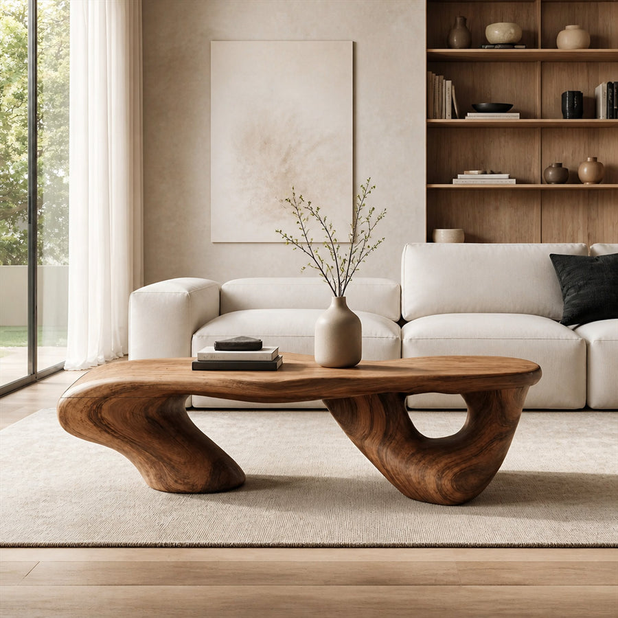 Handcrafted Low Table For Functional Room Setup