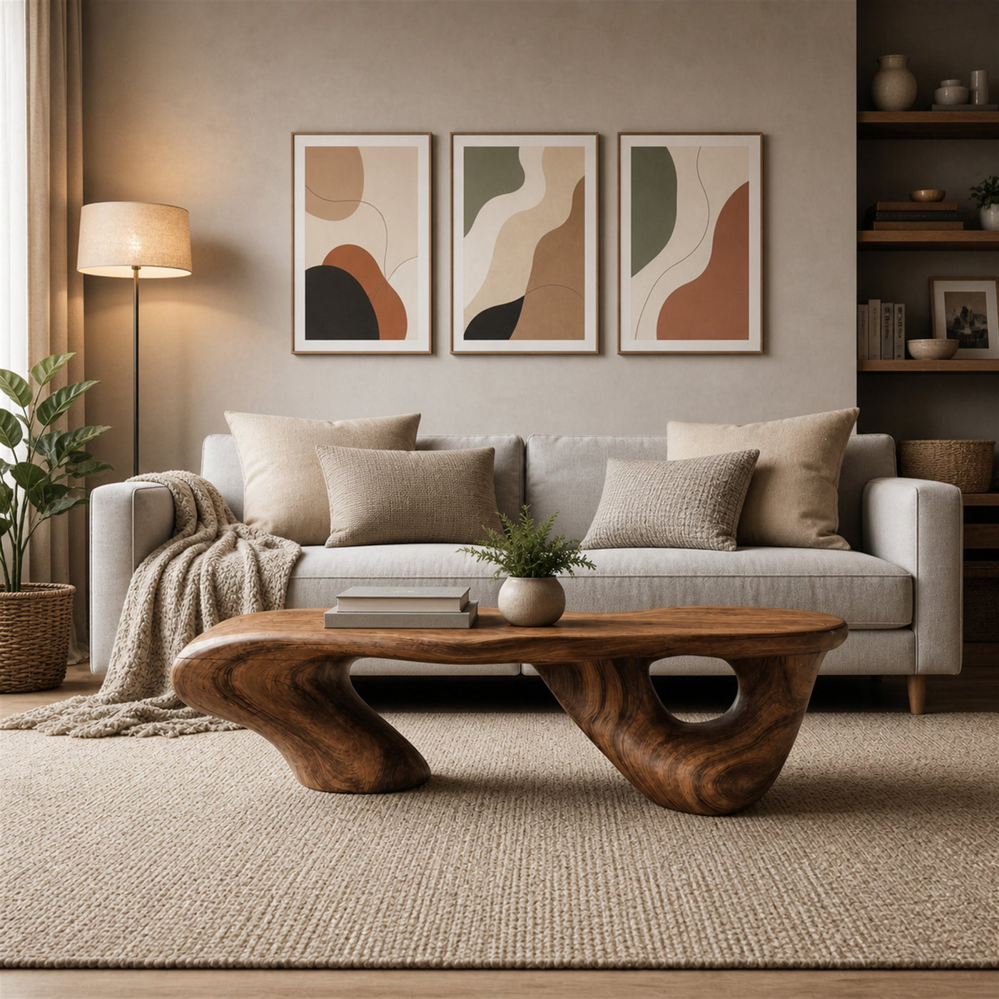 Handcrafted Low Table For Functional Room Setup - product view 6