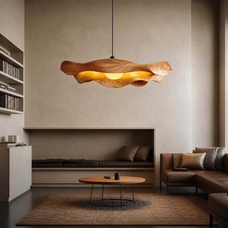 Modern Sculptural Pendant Light For Living Room