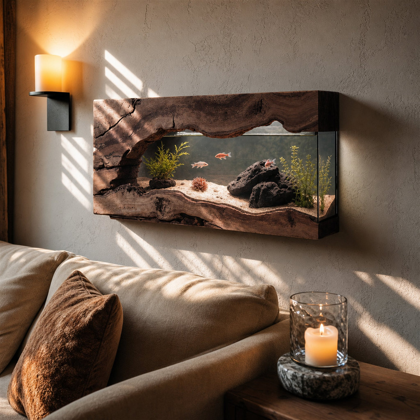 Wall Mounted Aquarium Frame For Living Room And Office - product view 7