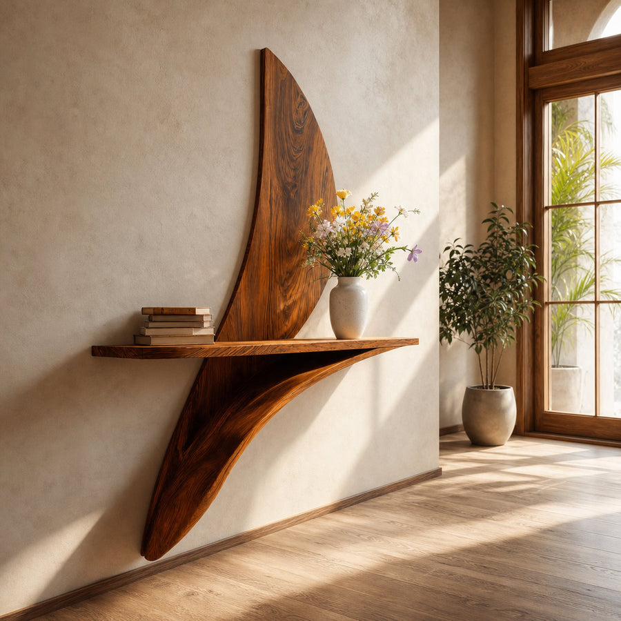 Artistic Wall Shelf For Modern Living Room