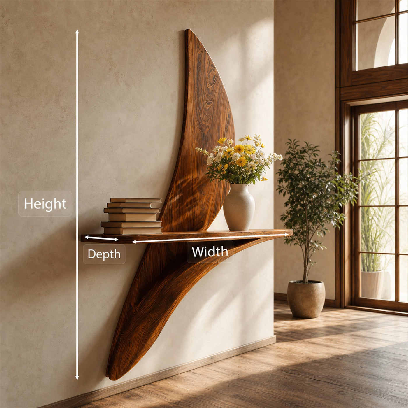 Artistic Wall Shelf For Modern Living Room - product view 6