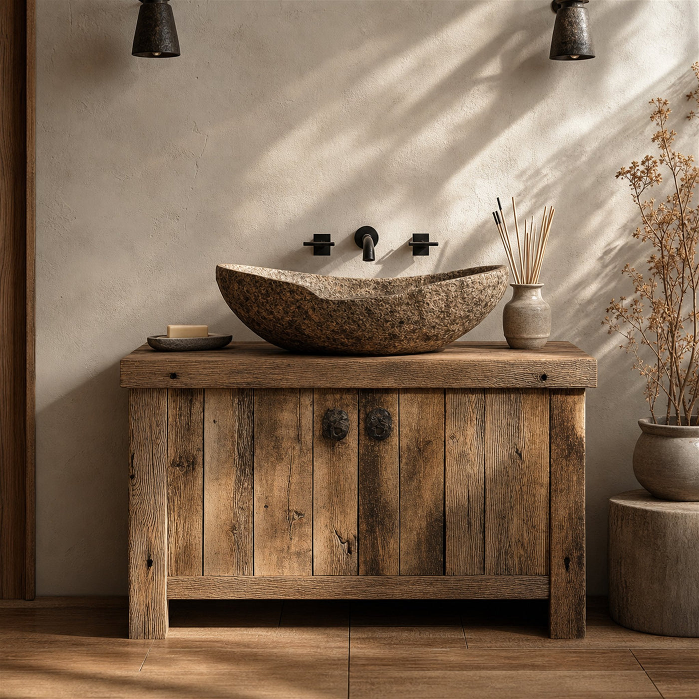 Bathroom Rustic Vanity Reclaimed Wood Home Decor Christmas Gift