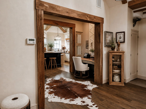 Rustic Arched Frame Living Room Entryway Decor
