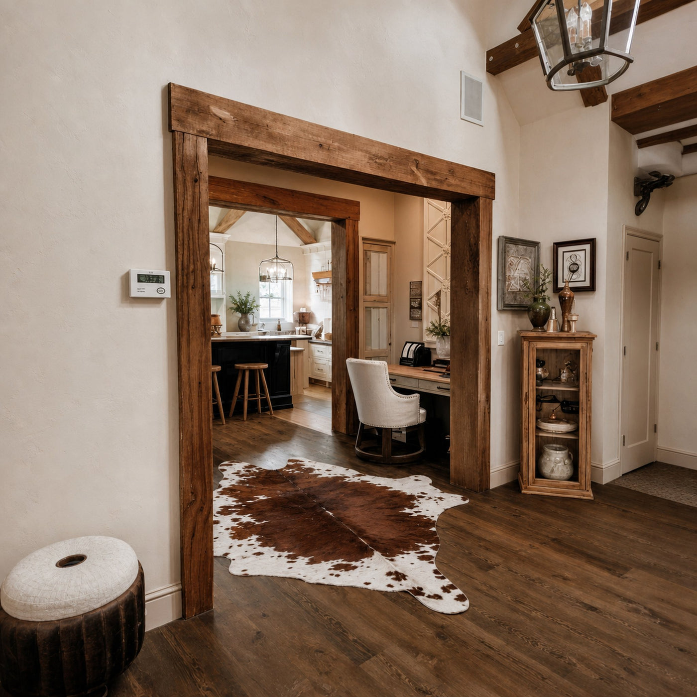 Rustic Arched Frame Living Room Entryway Decor