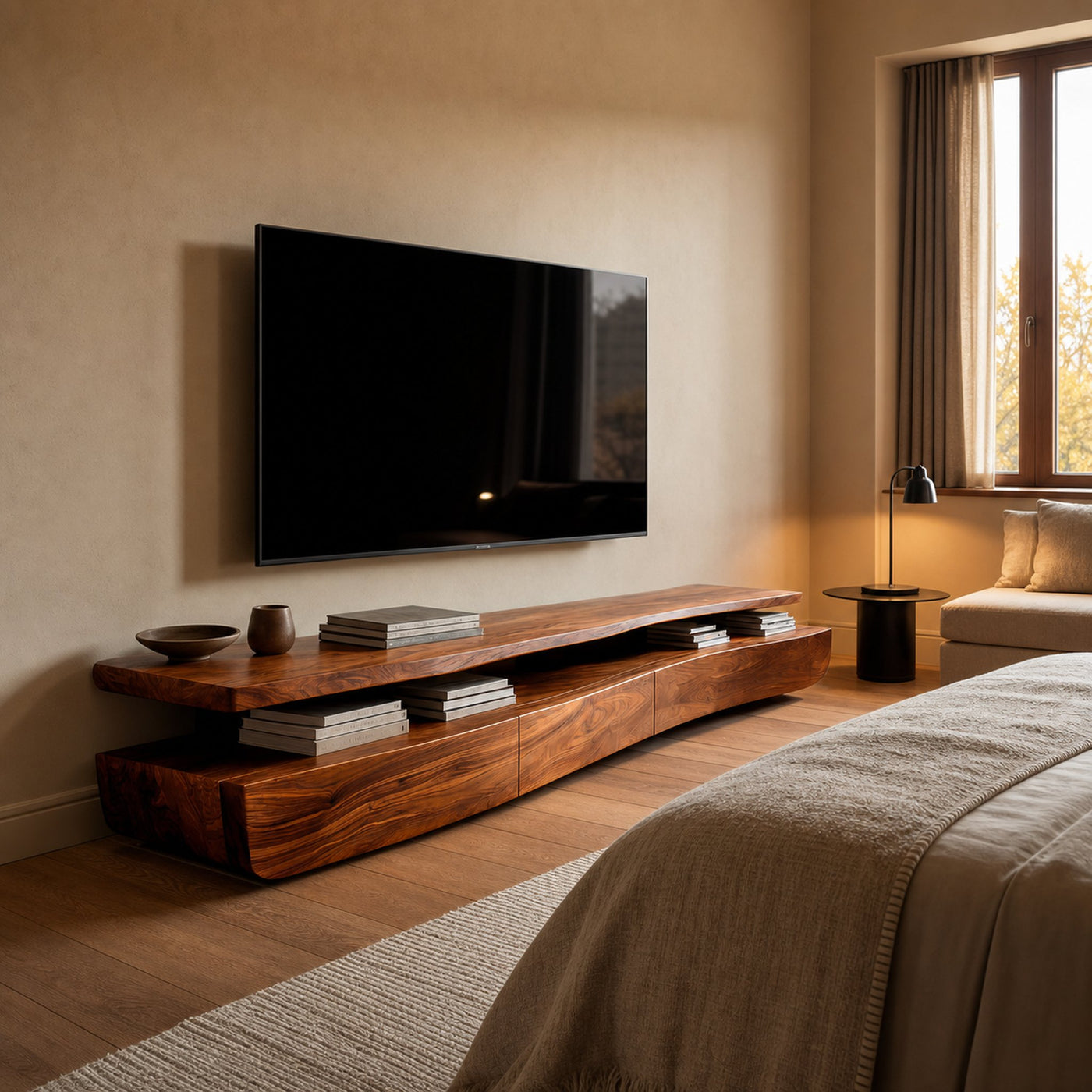 Contemporary TV Cabinet Functional Storage Drawers For Home - product view 6
