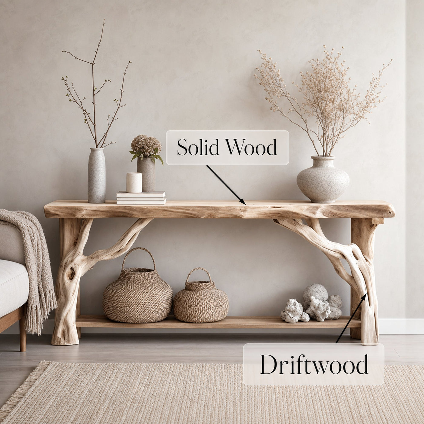 Decorative Console Table For Rustic And Modern Homes - product view 6