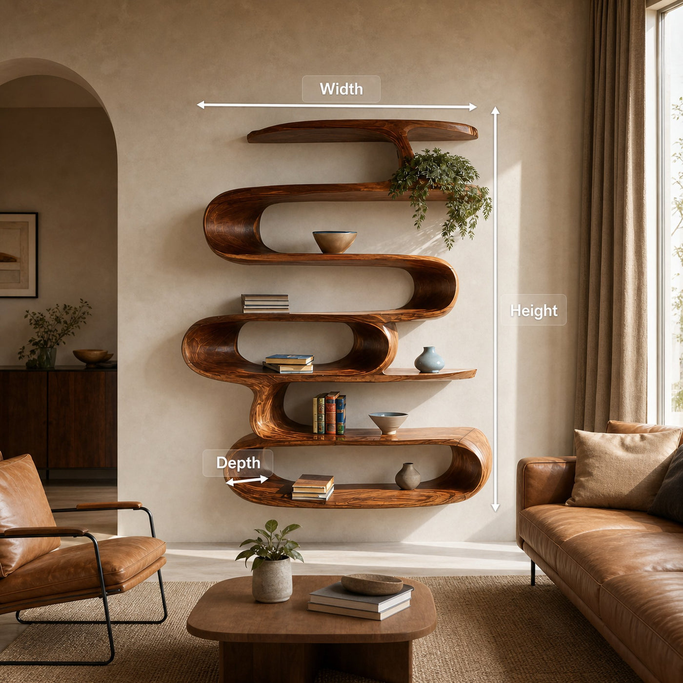 Elegant Wall-Mounted Shelf For Modern Home Decor - product view 8