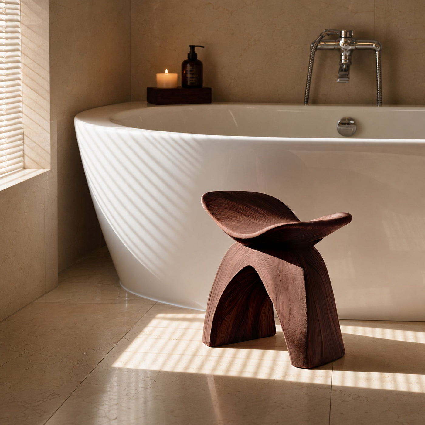 Farmhouse Bath Seat For Cozy Bathroom Furniture Decor - product view 7