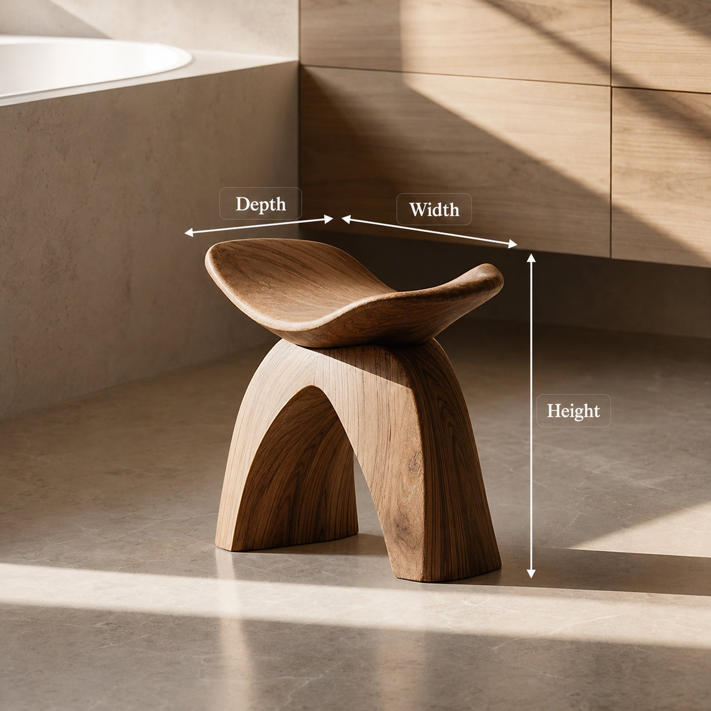 Farmhouse Bath Seat For Cozy Bathroom Furniture Decor - product view 8