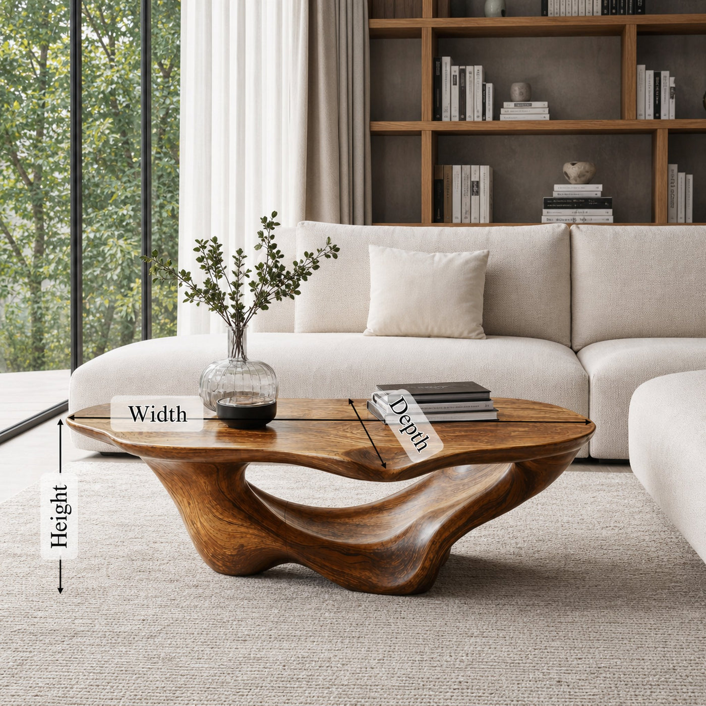 Farmhouse Coffee Table For Vintage Home Aesthetic - product view 6