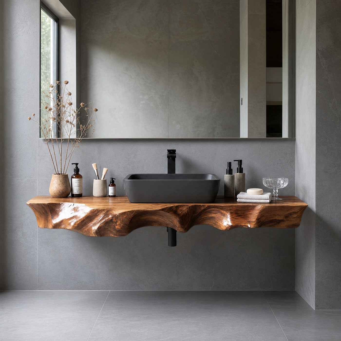 Farmhouse Solid Wood Vanity For Classic Bathroom - product view 6