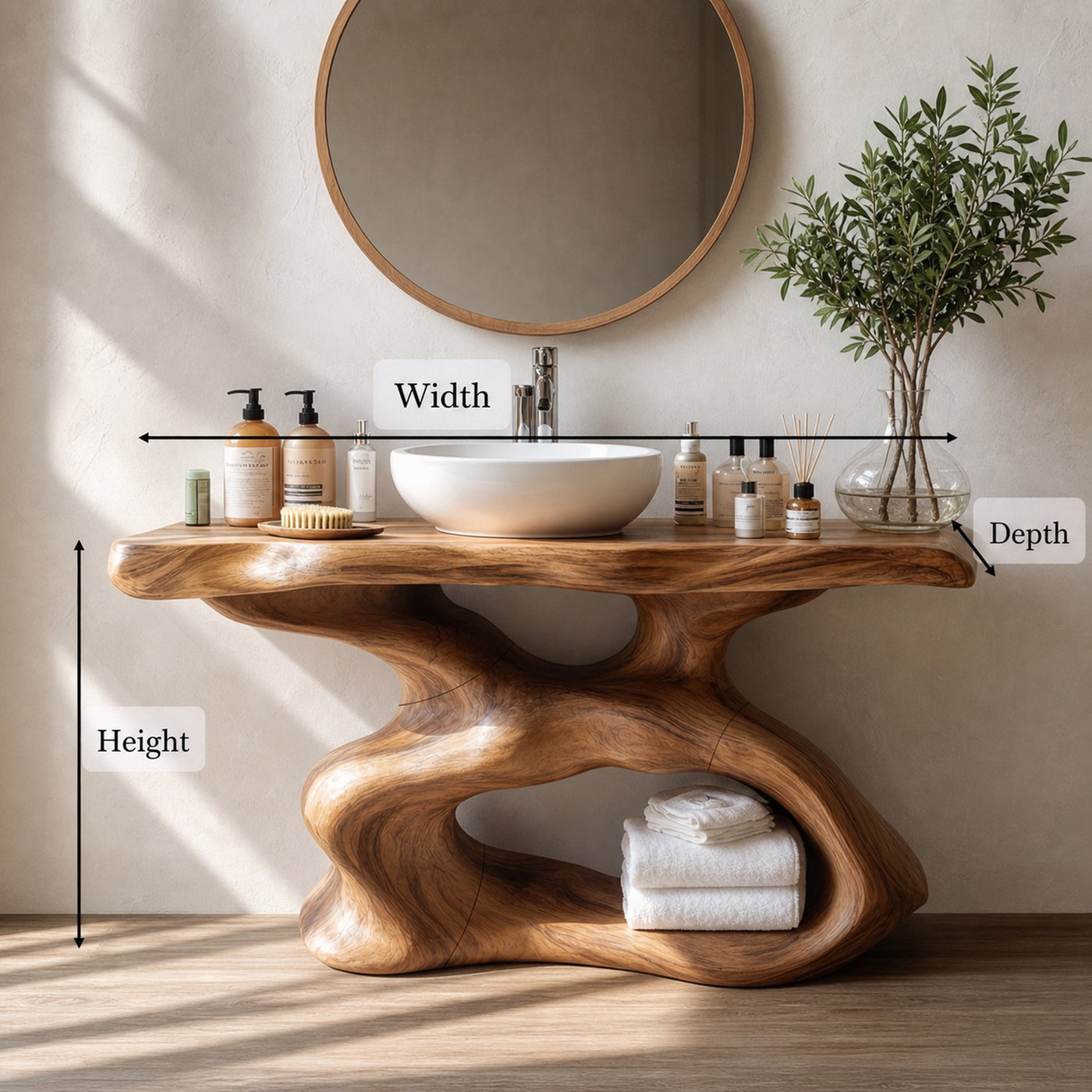 Farmhouse Vanity For Traditional Bathroom Furniture - product view 6