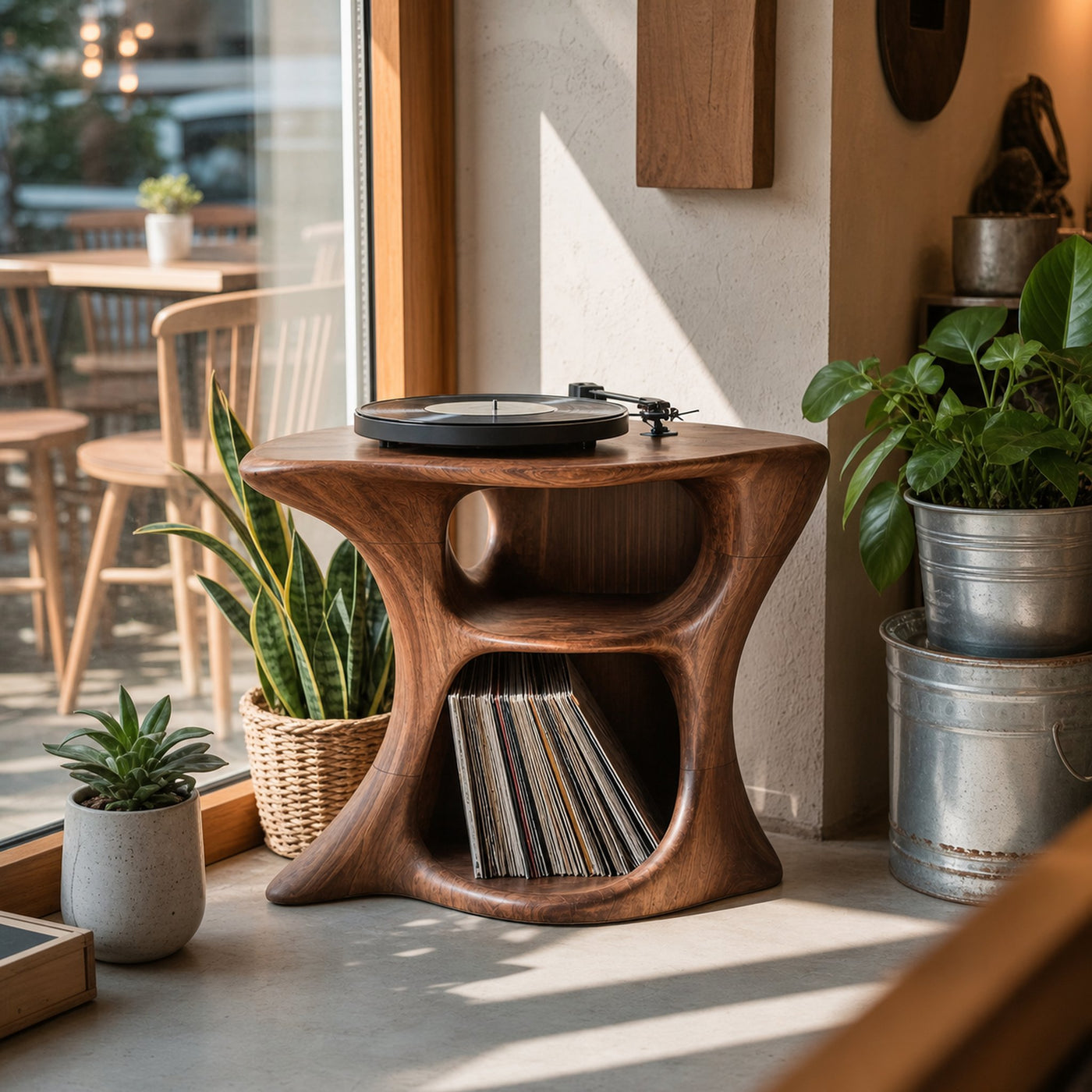 Farmhouse Wooden Media Stand Home Decor Accents - product view 6