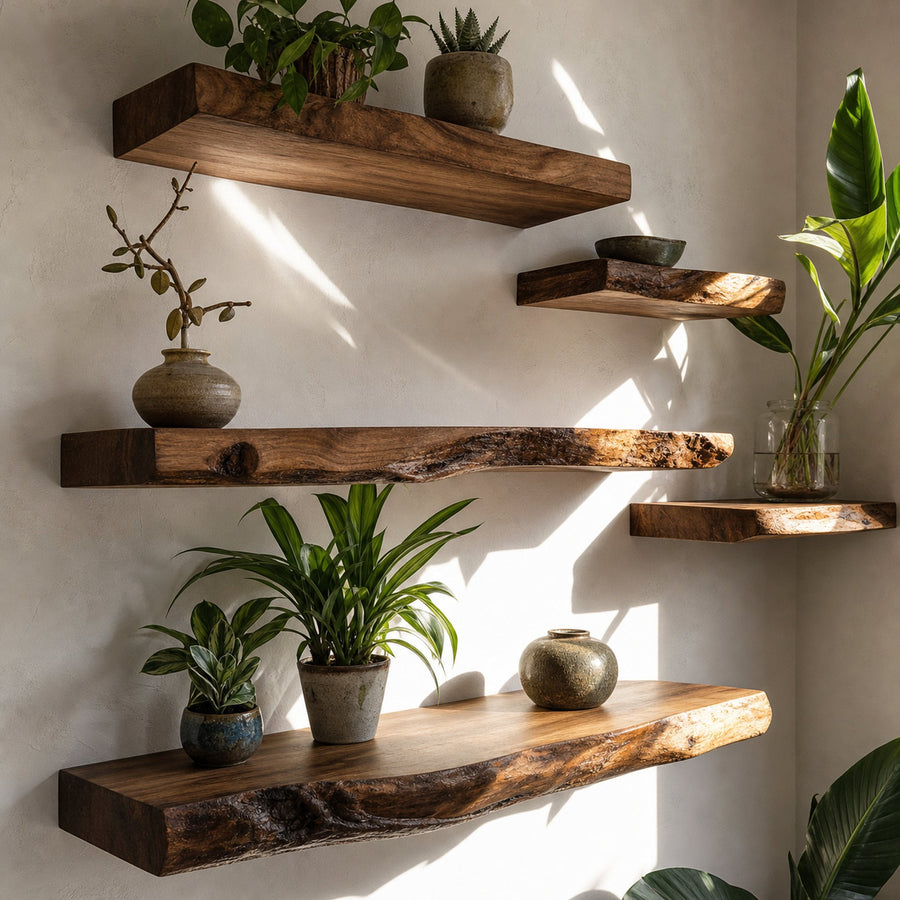 Floating Wall Shelf Wood Shelves