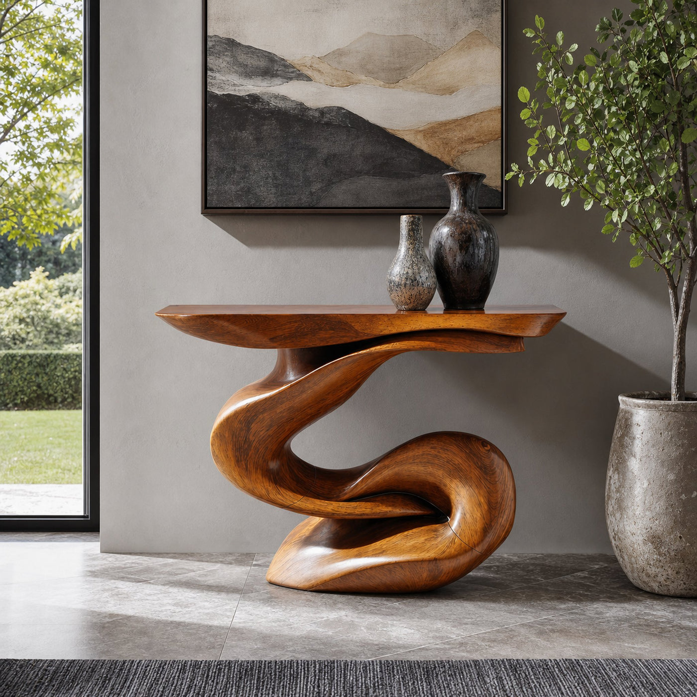 Handcrafted Accent Table Furniture Decor