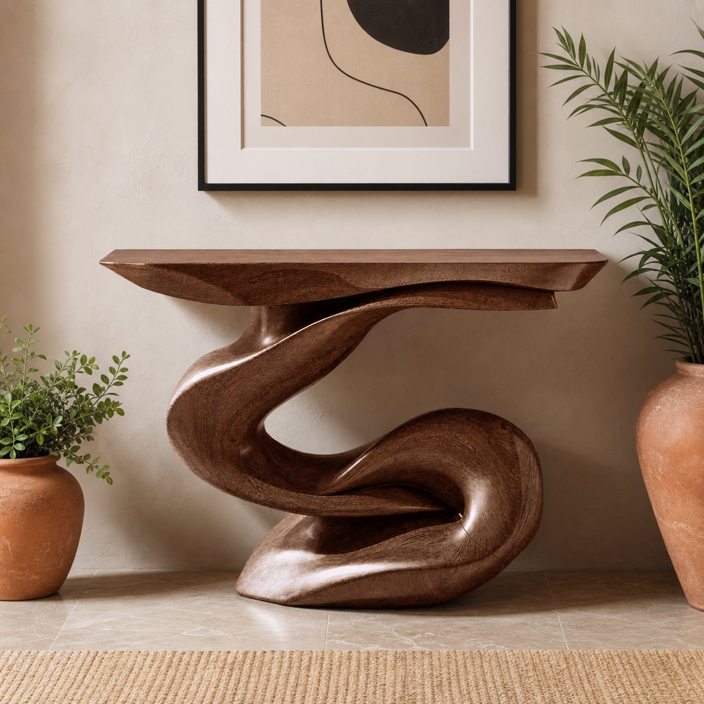 Handcrafted Accent Table Furniture Decor - product view 7
