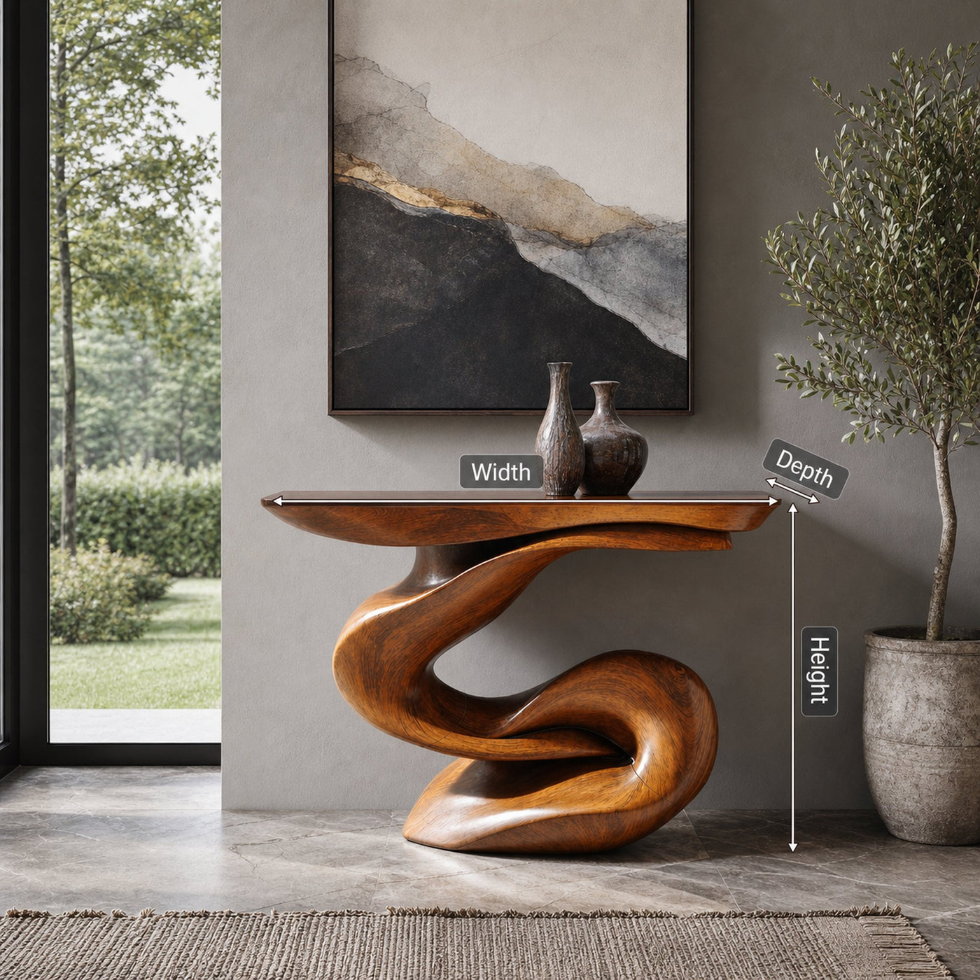 Handcrafted Accent Table Furniture Decor - product view 8