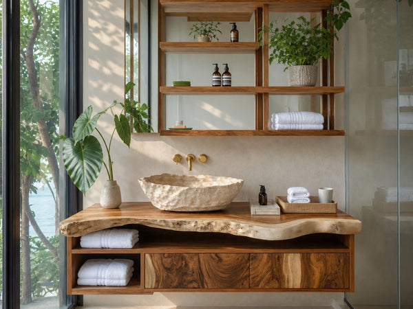 Handcrafted Floating Vanity For Elegant Bathroom