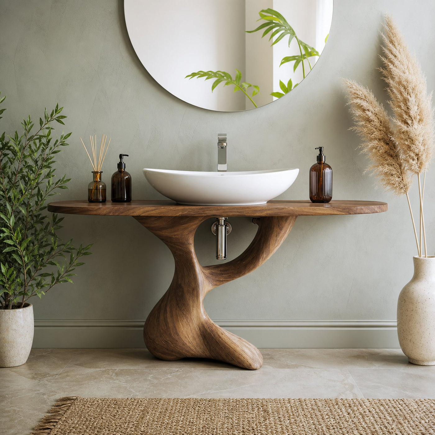 Handcrafted Solid Vanity For Timeless Bathroom Use - product view 6