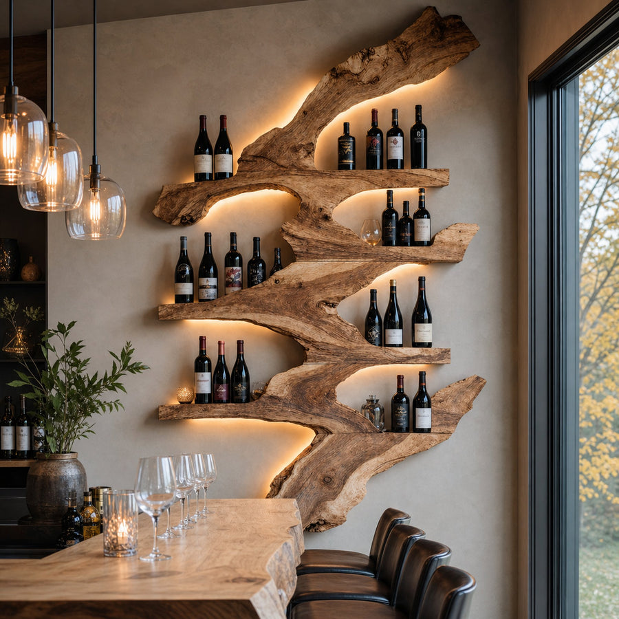 Handcrafted Wine Stand For Kitchen Wine Bottle Rack