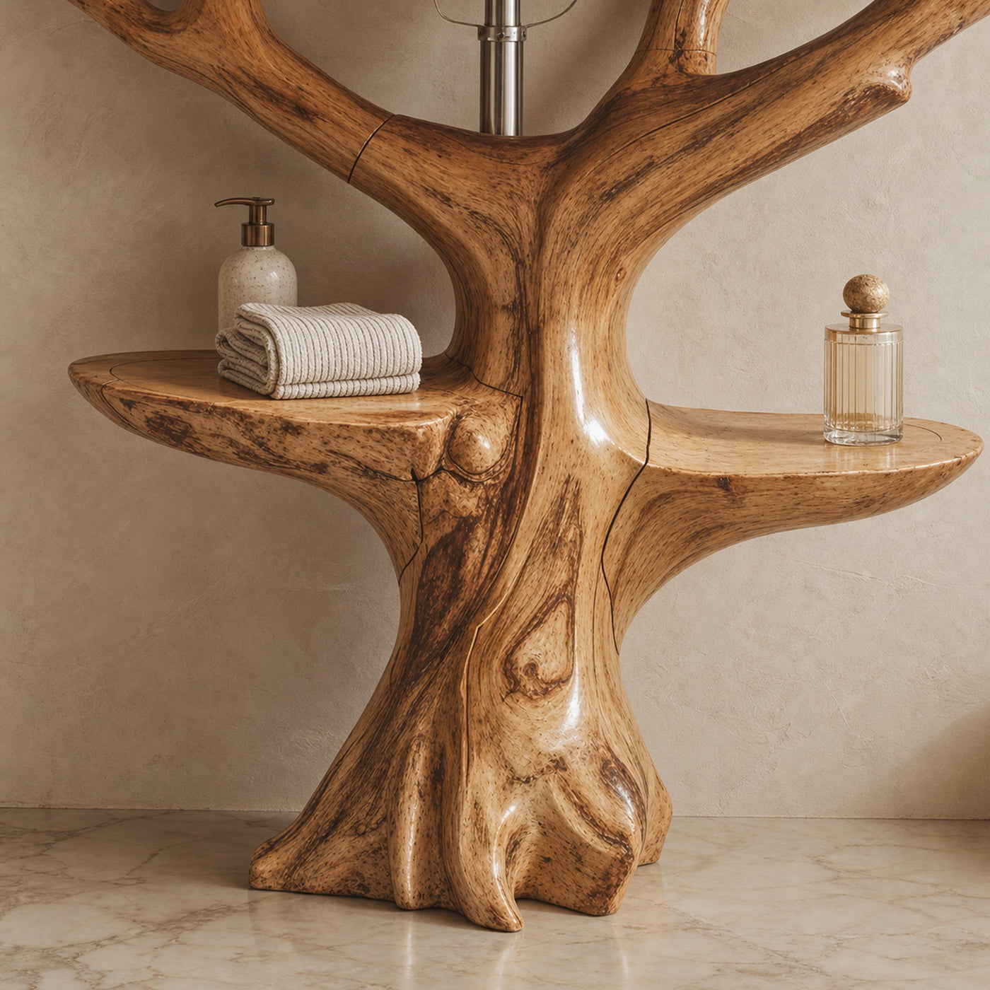 Handcrafted Wood Vanity Bathroom - product view 6