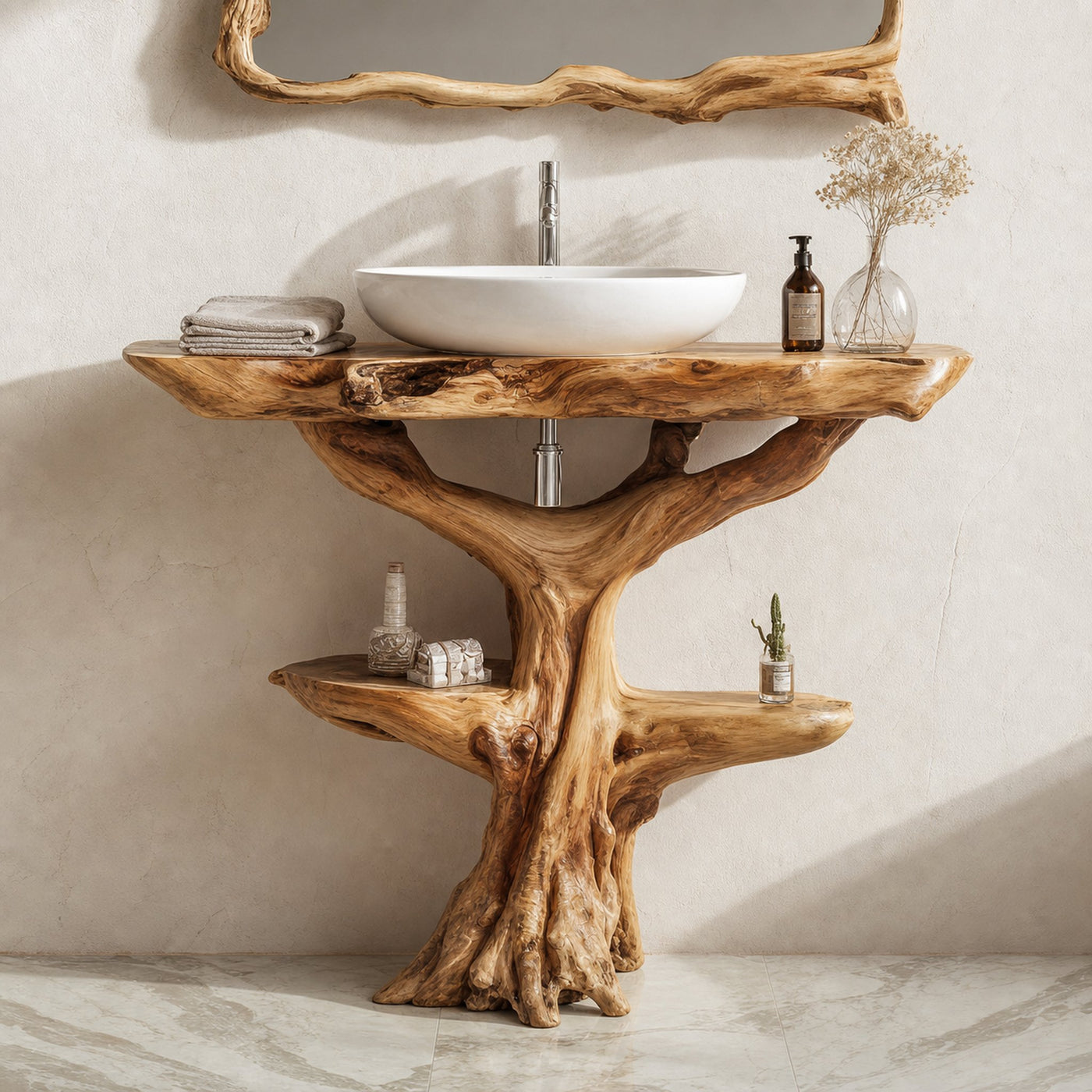Handcrafted Wood Vanity Bathroom - product view 8