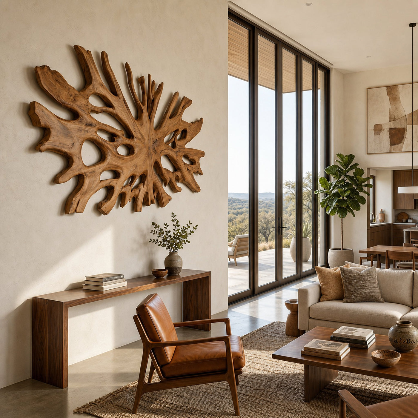 Large Organic Wall Art For Living Room - product view 6