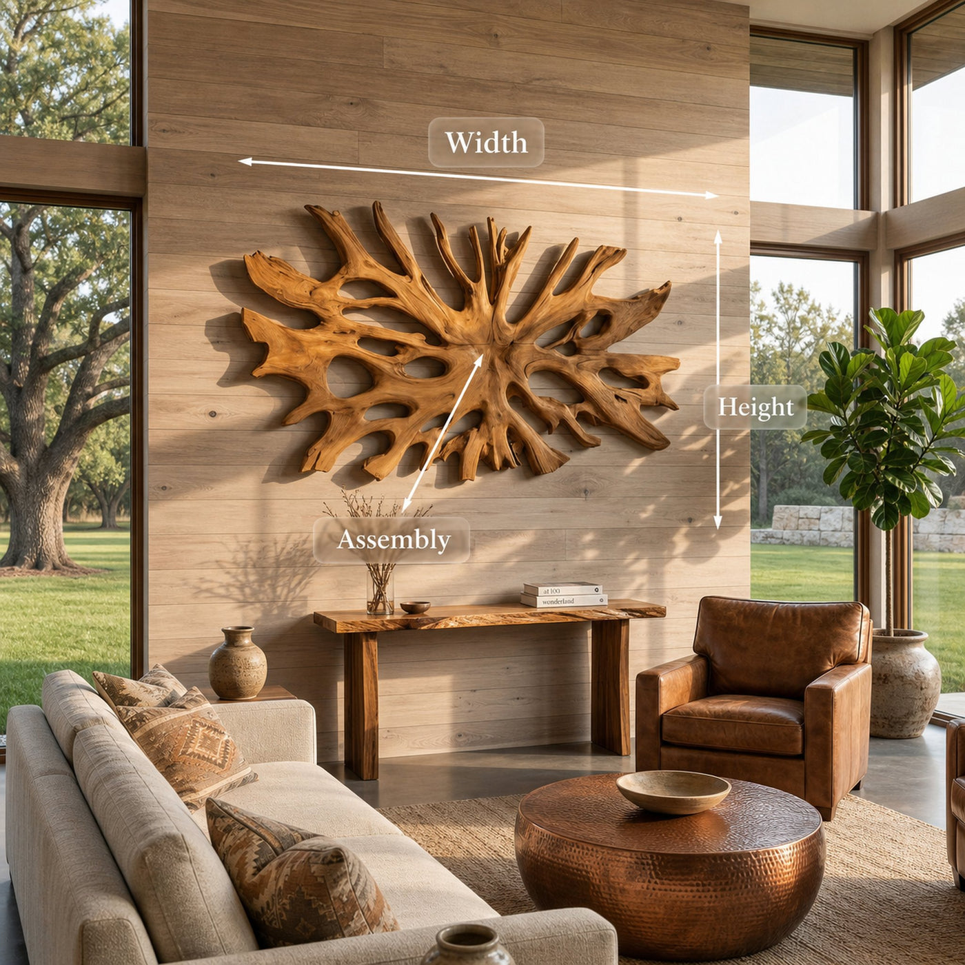 Large Organic Wall Art For Living Room - product view 8