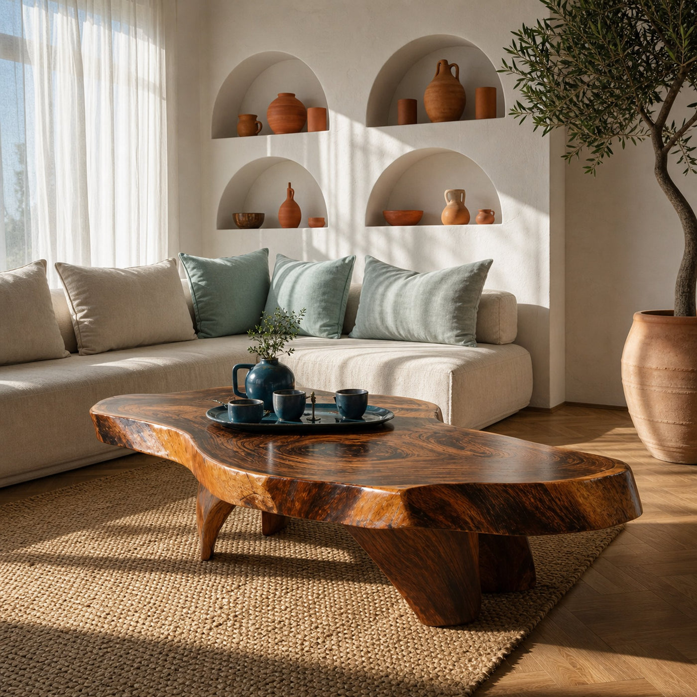 Mid Century Coffee Table For Compact Living Areas - product view 6