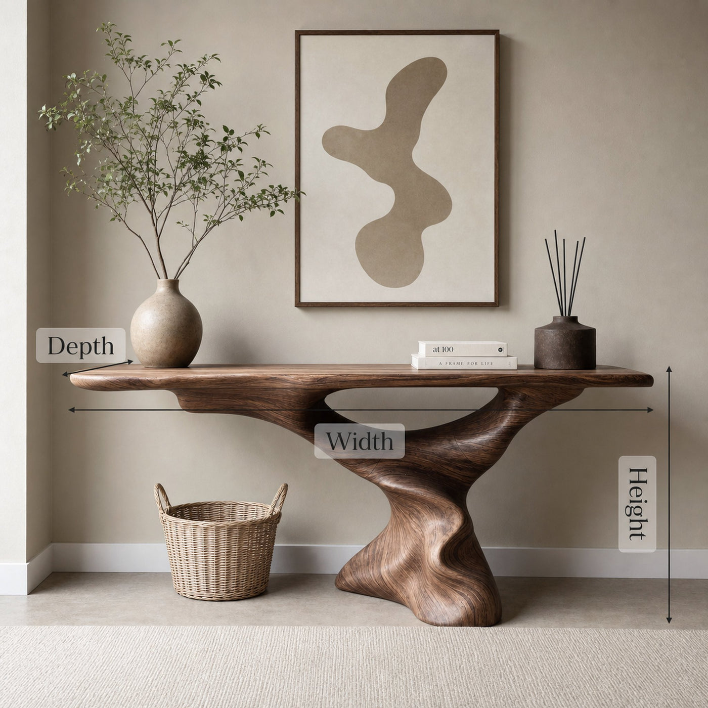 Mid Century Modern Console Table For Living Room - product view 6