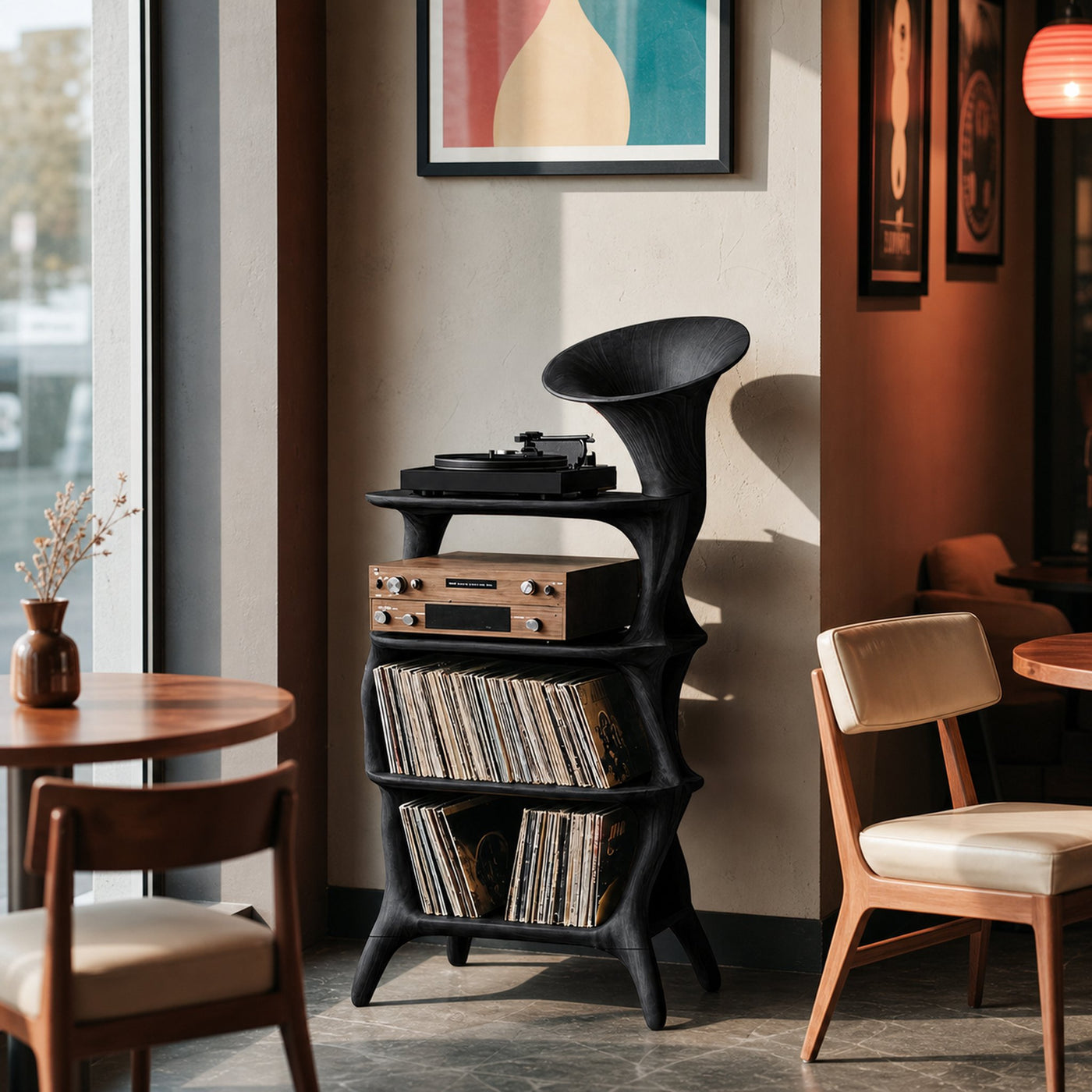 Understated listening rooms