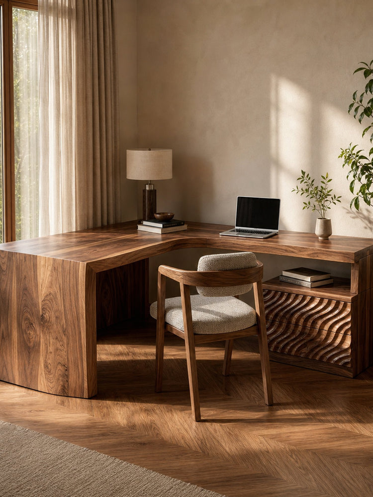 Minimalist L Shaped Computer Desk For Home Office