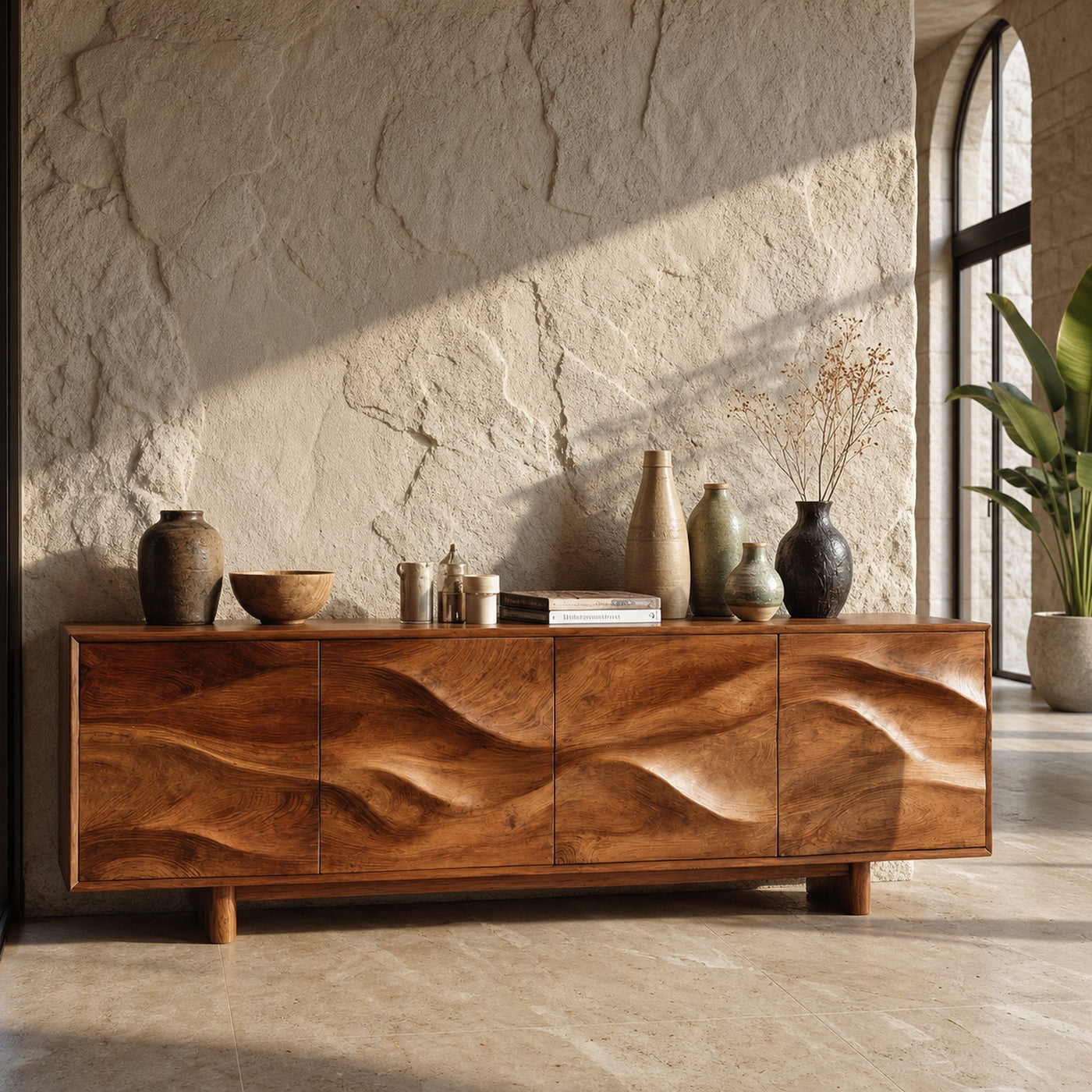 Minimalist Modern Sideboard Console For Living Room - product view 6