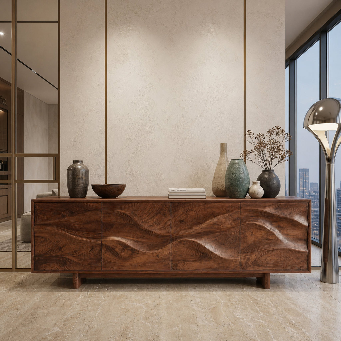 Minimalist Modern Sideboard Console For Living Room - product view 7