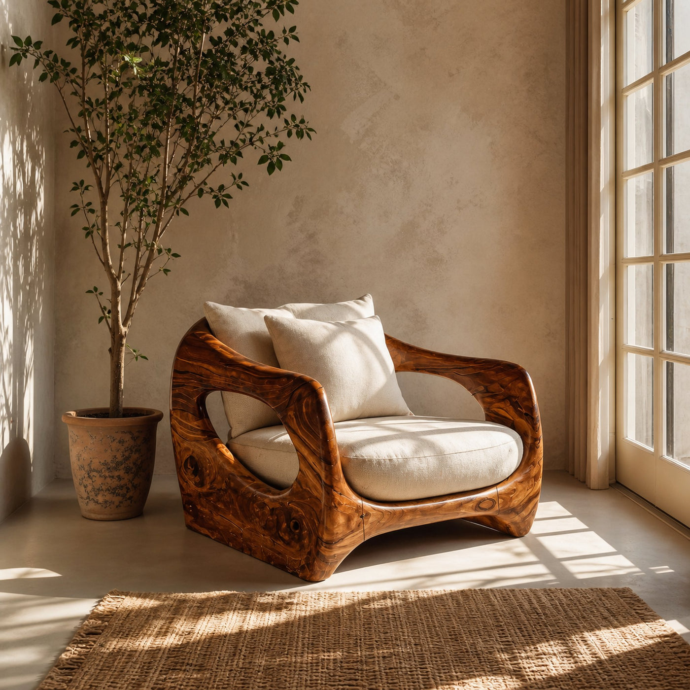 Minimalist Organic Lounge Seating For Living Room Interiors