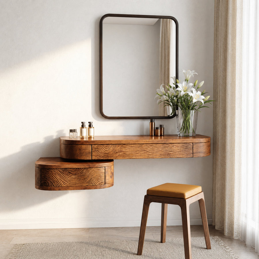 Modern Floating Vanity Table For Bedroom