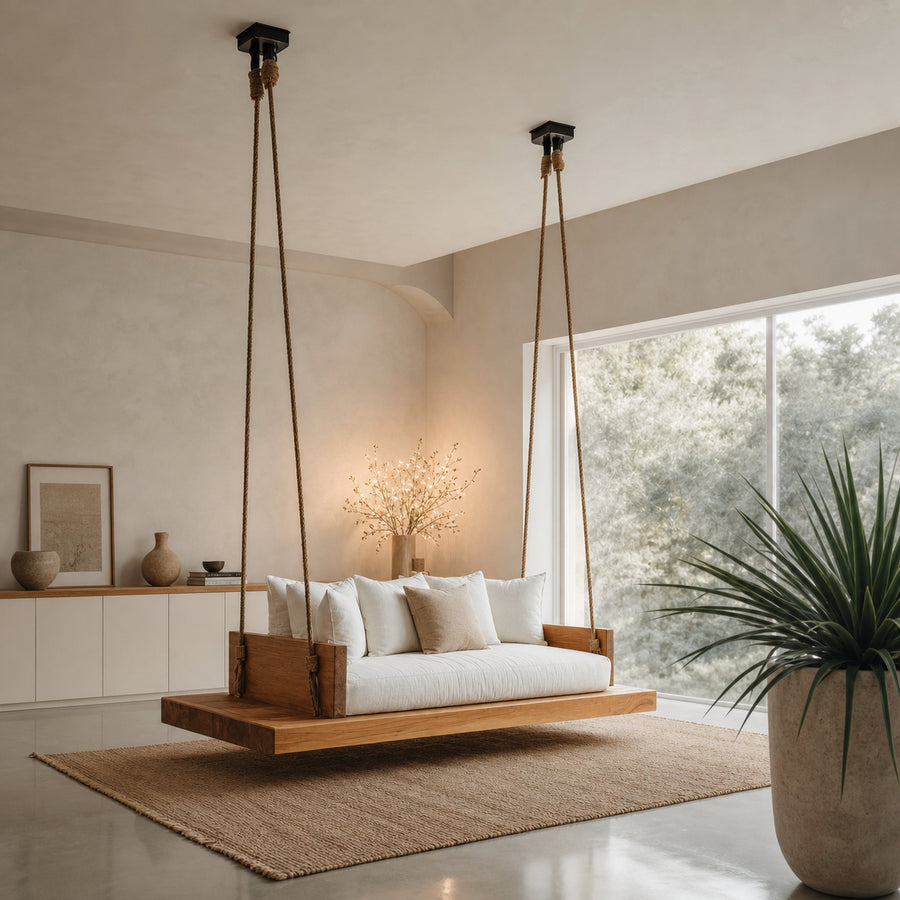 Modern Hanging Ceiling Swing For Living Room Or Studio