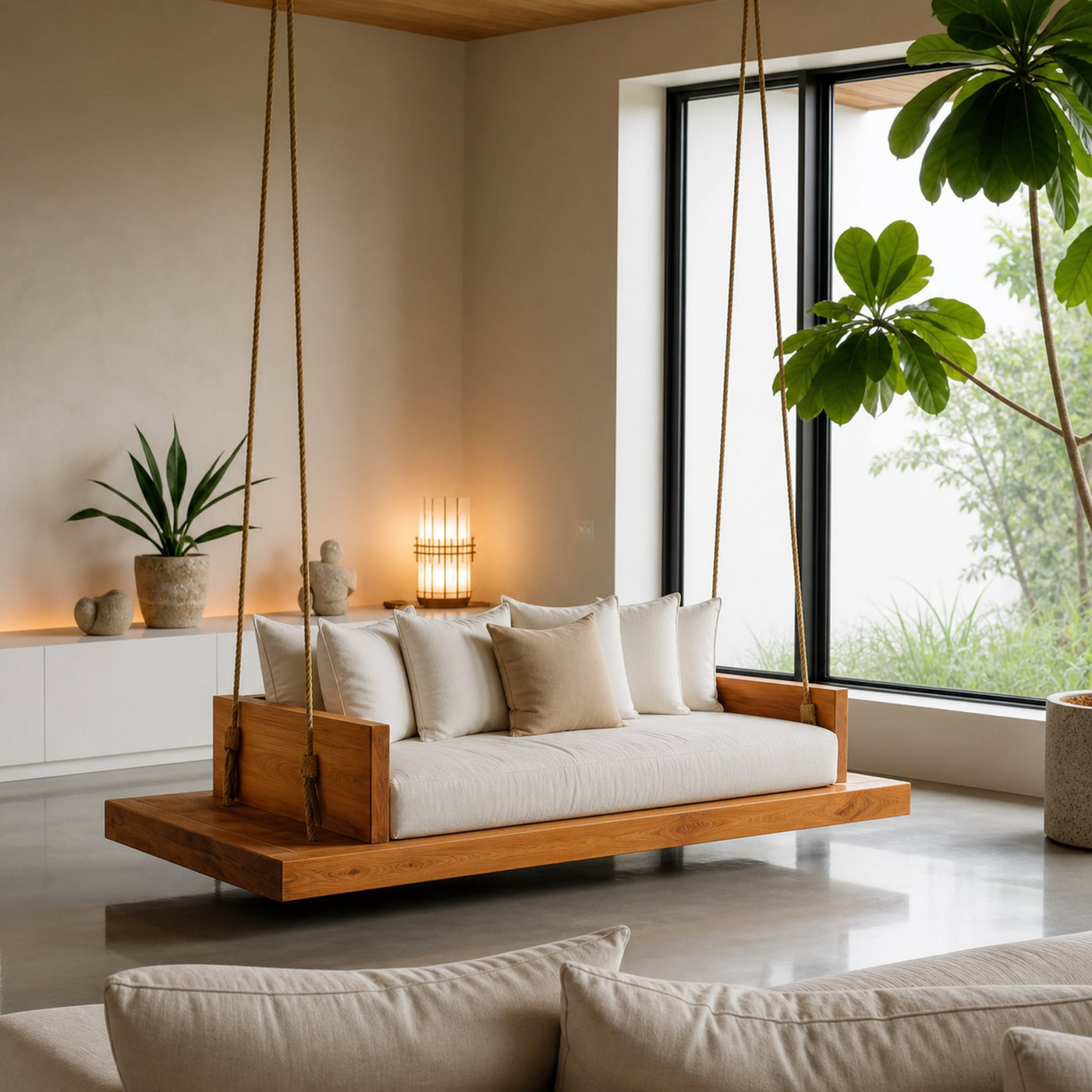 Modern Hanging Ceiling Swing For Living Room Or Studio - product view 6