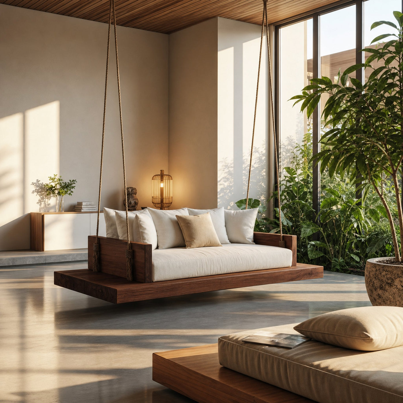 Modern Hanging Ceiling Swing For Living Room Or Studio - product view 7