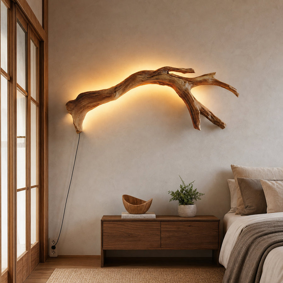 Modern Organic Branch LED Wall Lamp For Bedroom