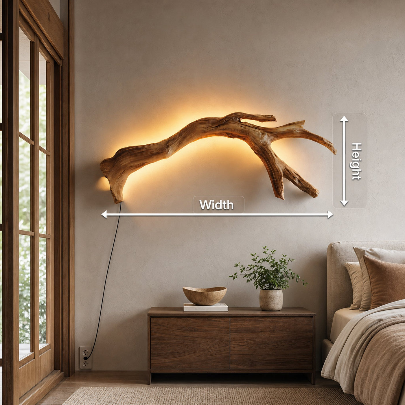 Modern Organic Branch LED Wall Lamp For Bedroom - product view 8