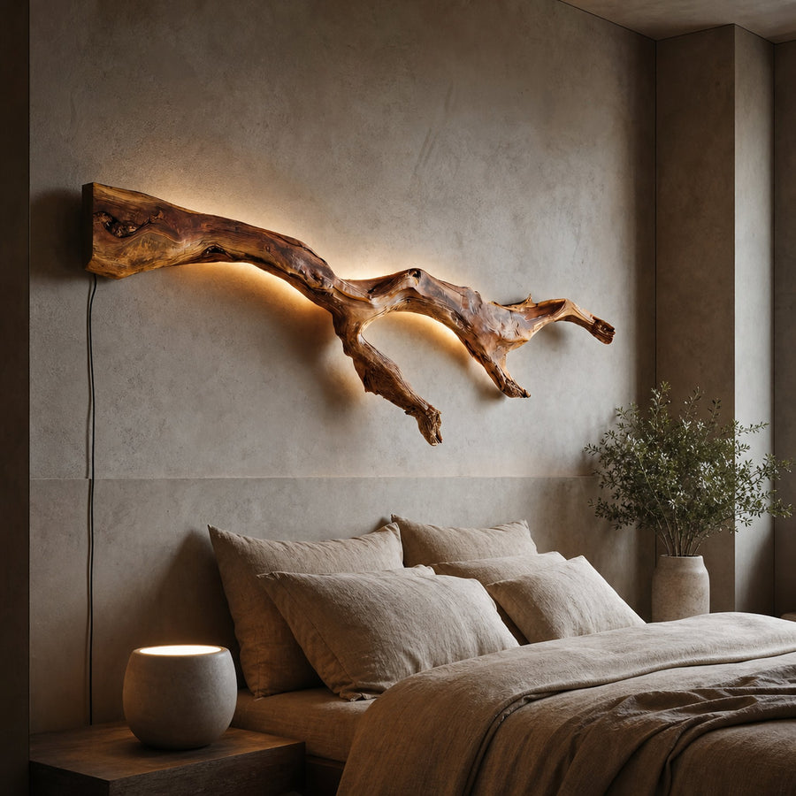 Modern Organic Wall Light Branch For Bedroom