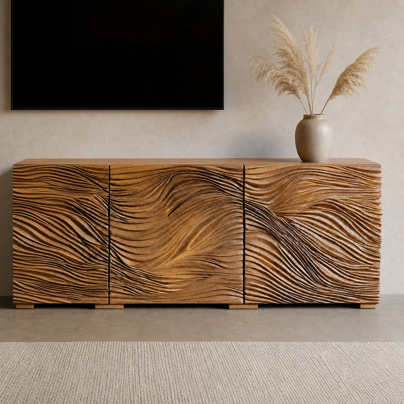 Furnishing the living room