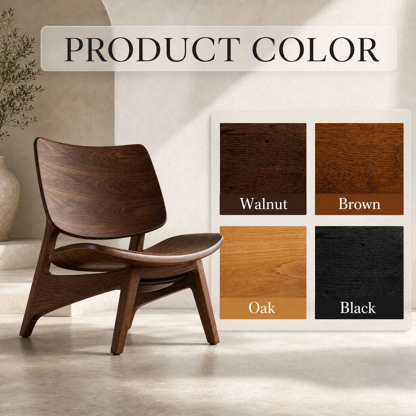 Modern Sculptural Lounge Chair For Living Room - product view 7