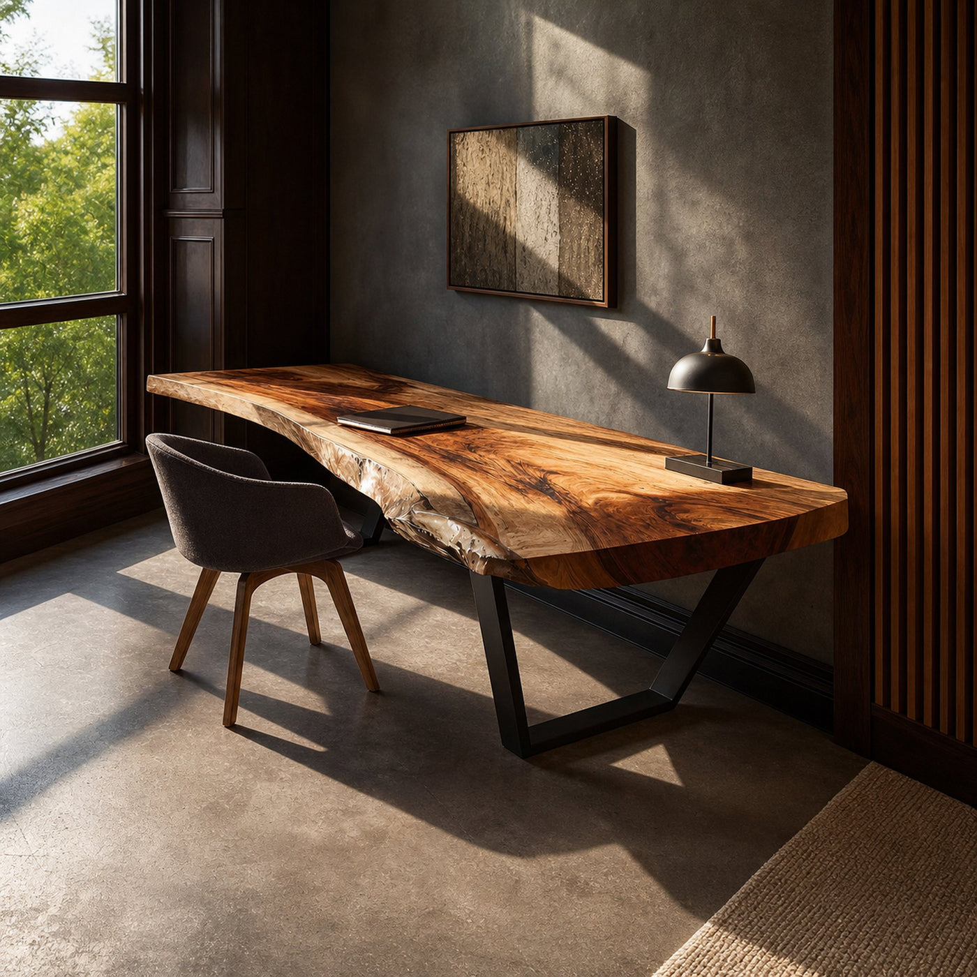 Modern Solid Wood Desk For Bedroom Furniture