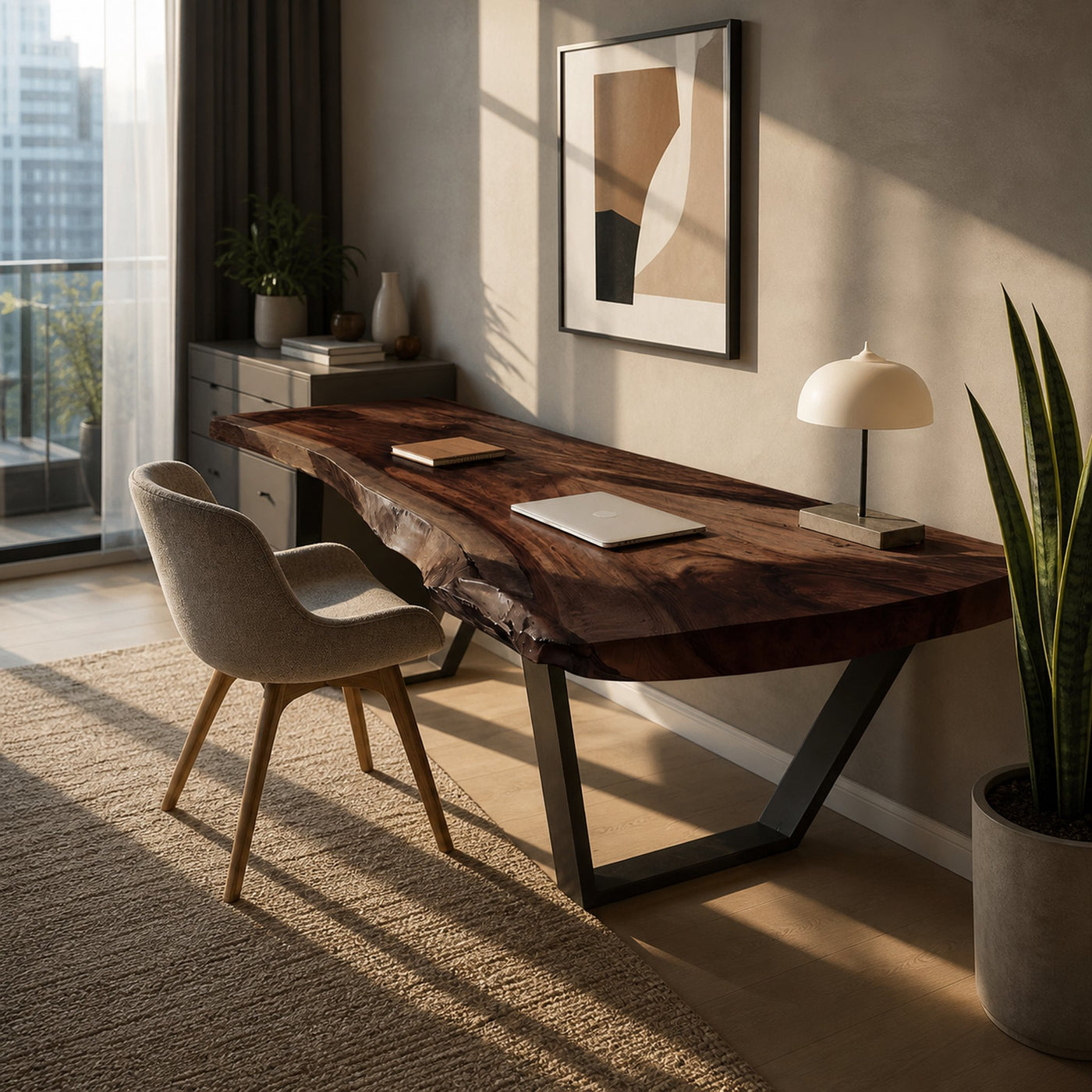Modern Solid Wood Desk For Bedroom Furniture - product view 7