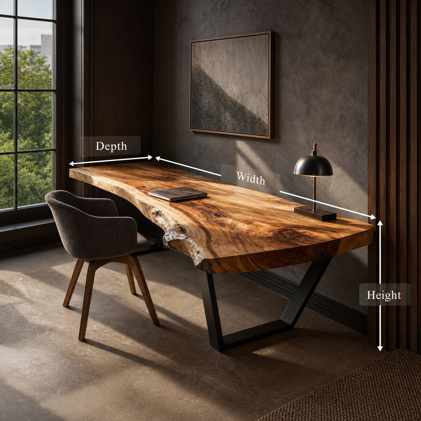 Modern Solid Wood Desk For Bedroom Furniture - product view 8