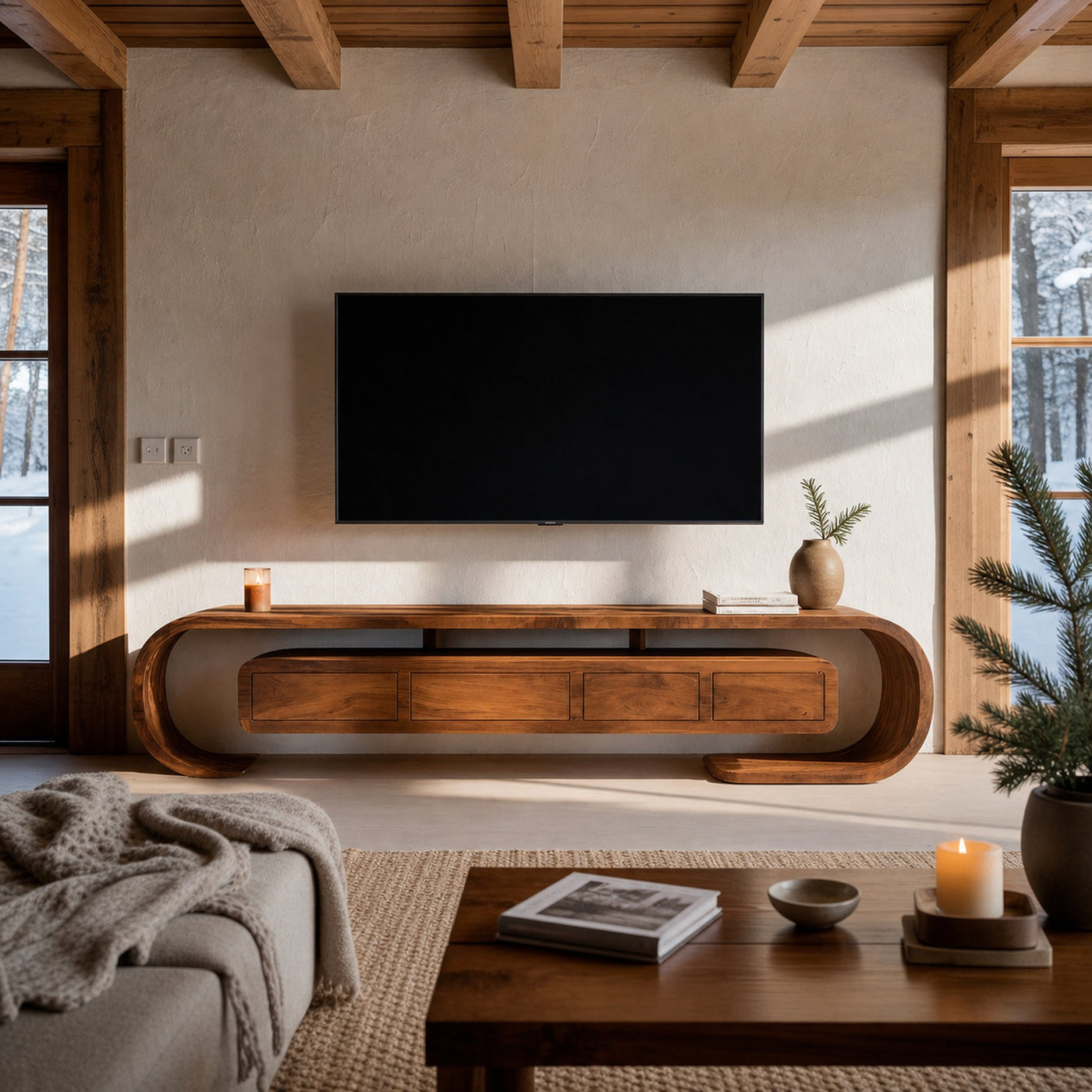 Modern TV Console For Modern Living Room Storage - product view 6