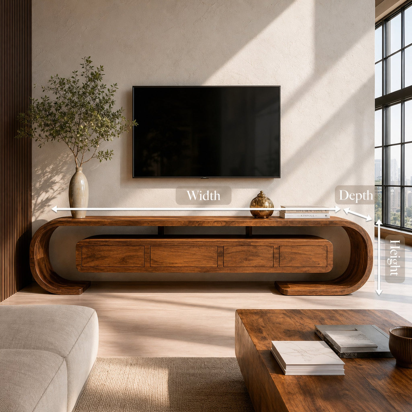 Modern TV Console For Modern Living Room Storage - product view 8